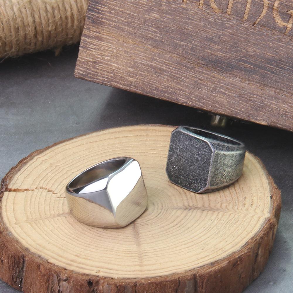 Anel Forged - Alfa Wear - anel, anel de aço, anel de metal, anel de prata, anel masculino, coleção, coleção vikings, viking, vikings
