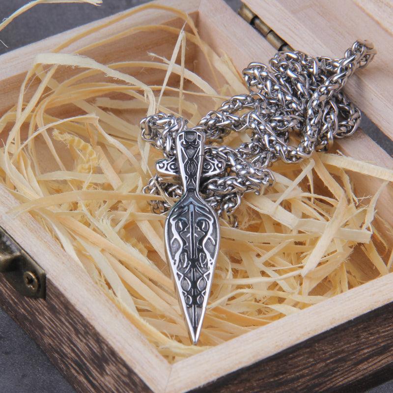 Colar Sword - Alfa Wear - colar, colar de aço, colar de ferro, colar de metal, colar masculino, coleção, coleção vikings, viking, vikings