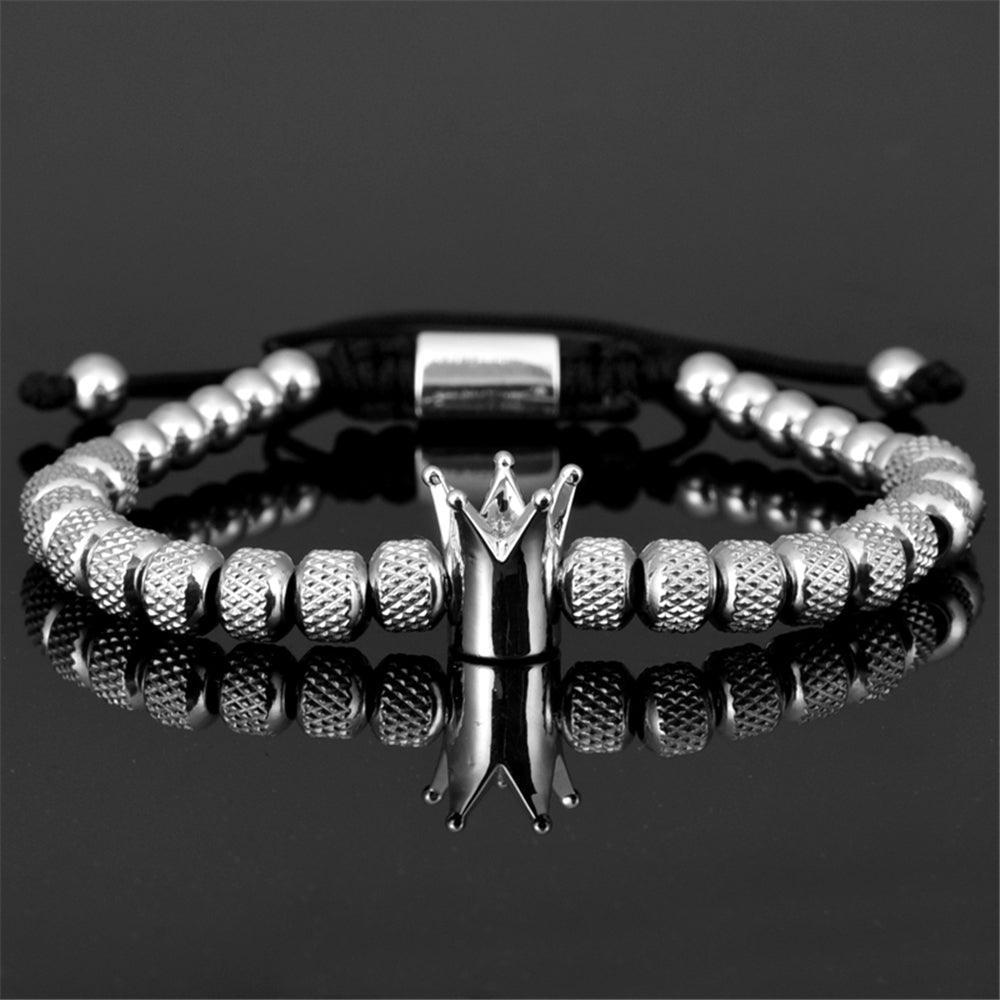 Kit Selfer - Alfa Wear - kit de pulseiras, luxo, luxuosa, luxury, magnata, prata, prateada, premium, pulseira de prata, rei