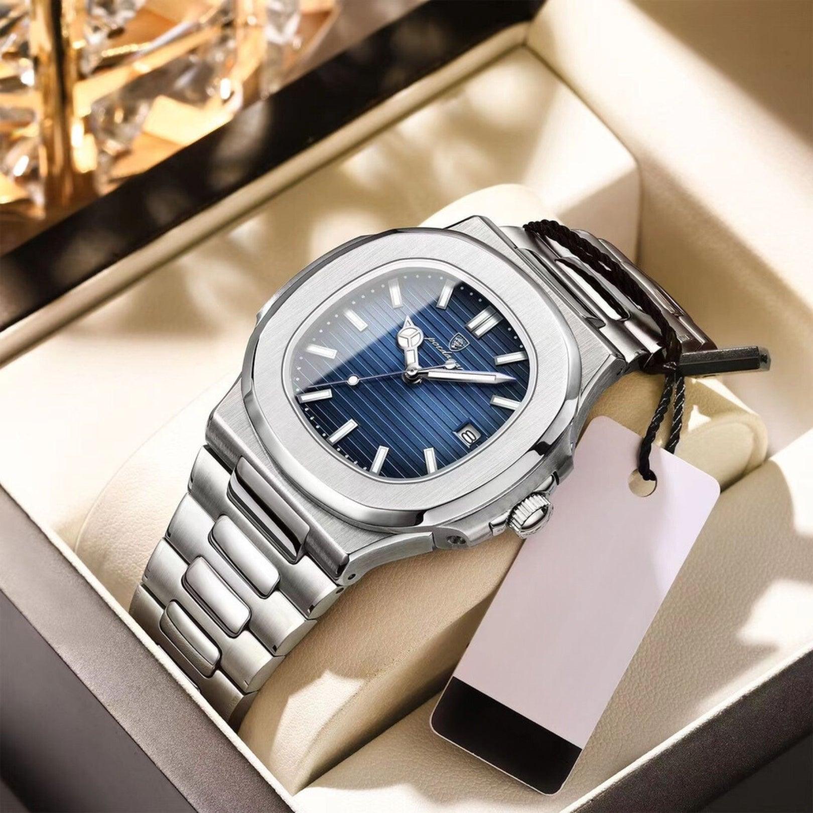 Relógio de Luxo Masculino Vergarus A10 Aço Inoxidável 316L Premium