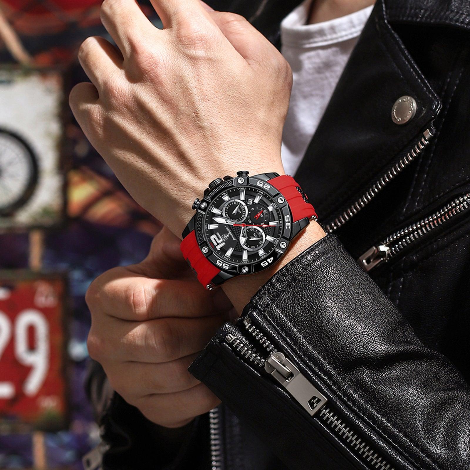Relógio Vellod R49 - Alfa Wear - pulseira de borracha, pulseira de silicone, relógio, relógio de couro, relógio de metal, relógio esportivo, relógio masculino