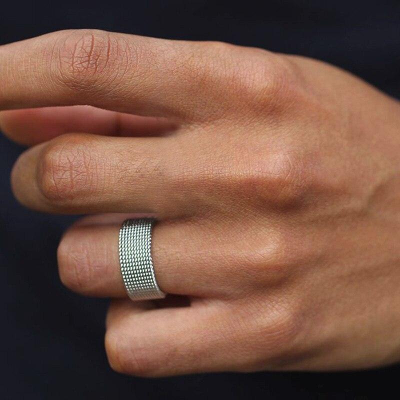Anel Mesh - Alfa Wear - anel, anel com pedra, anel de aço, anel de ouro, anel dourado, anel masculino