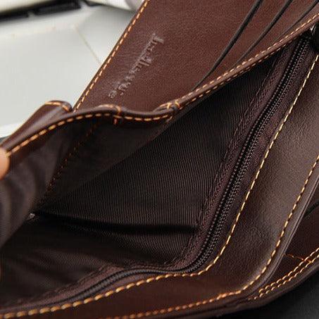 Carteira Mazze - Alfa Wear - botão, carteira, carteira de couro, couro, couro premium, espaçosa, essencial, premium, resistente
