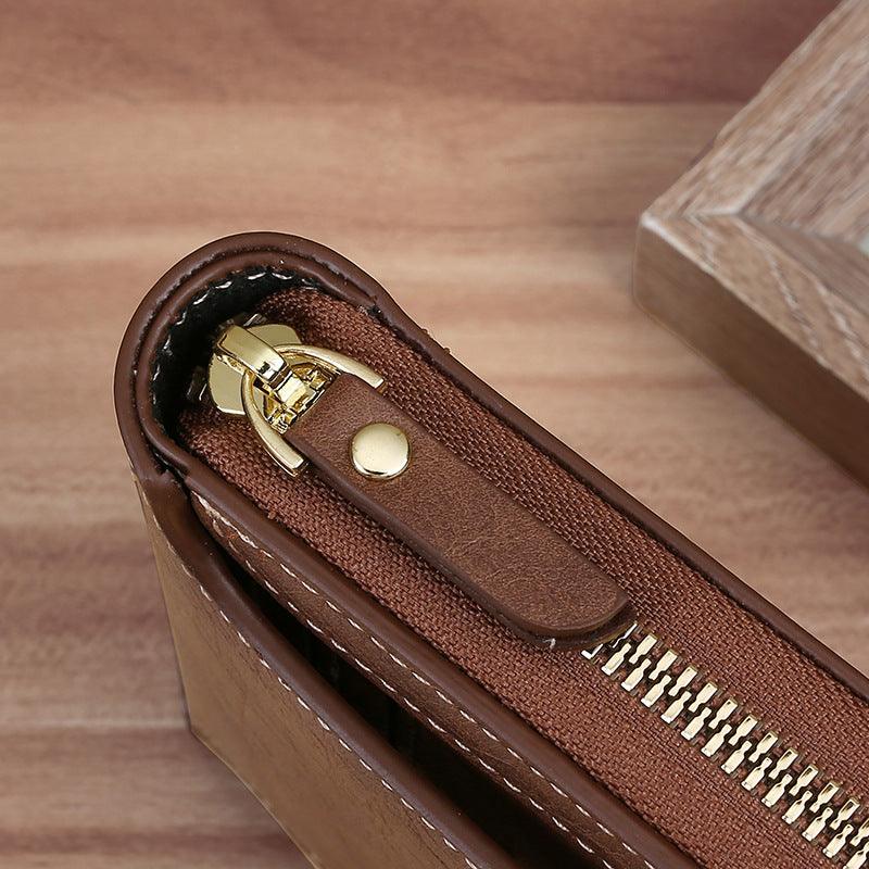 Carteira Starlin - Alfa Wear - carteira, carteira de couro, couro premium, espaçosa, resistente, robusta, ziper