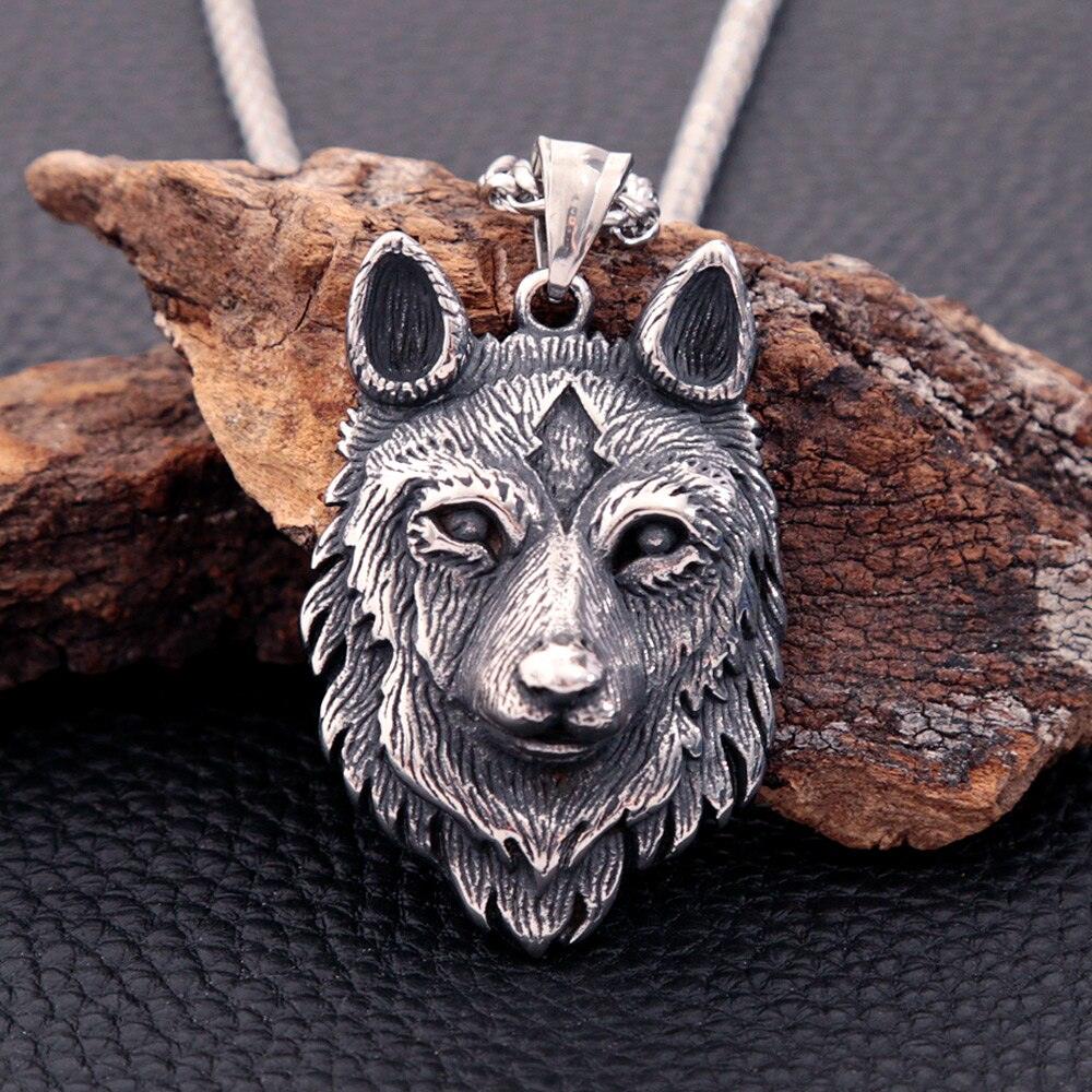 Colar Wolf - Alfa Wear - colar, colar de aço, colar de metal, colar masculino