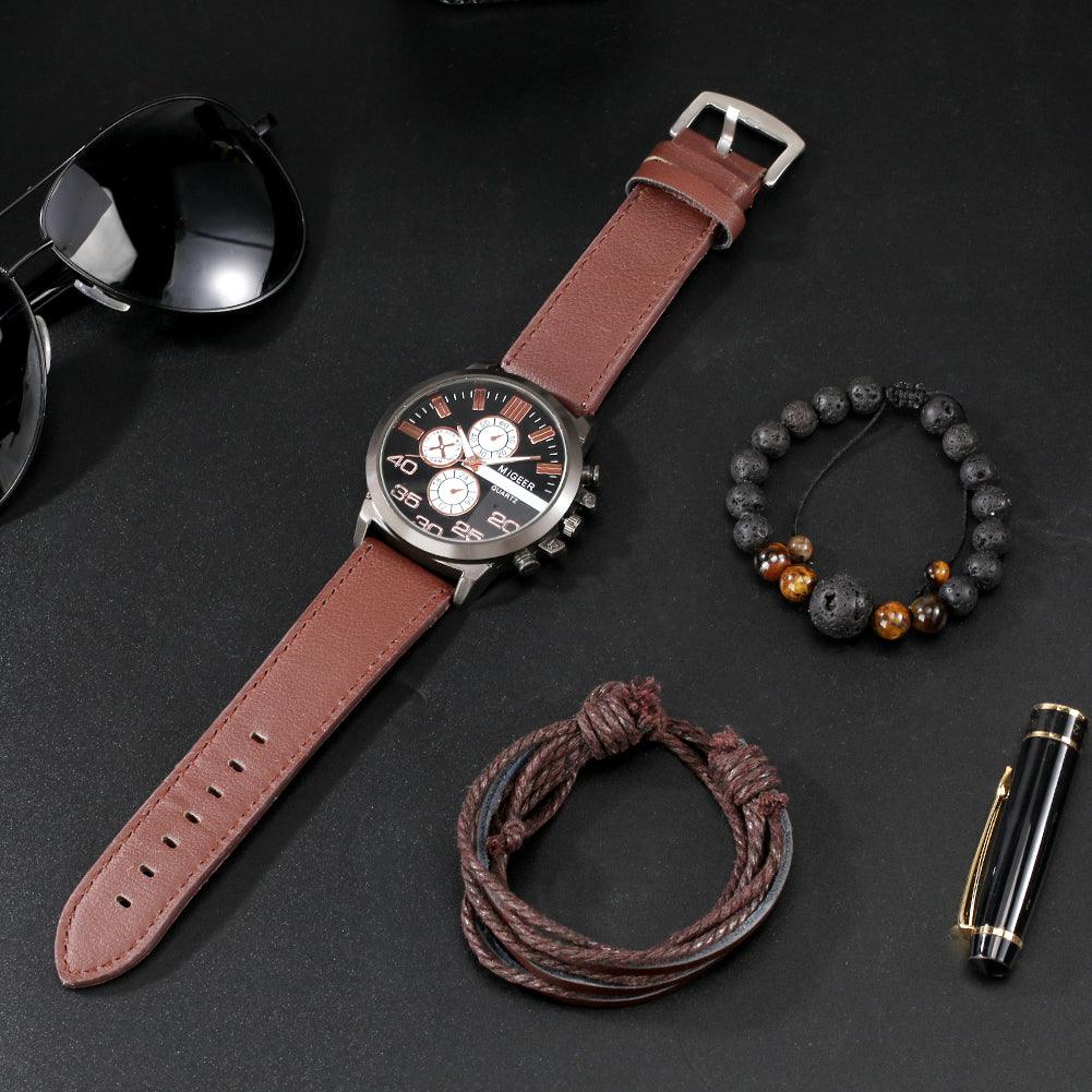 Kit Brange - Alfa Wear - combo, kit, kit pulseira, kit relógio, kits, pulseira masculina, relógio masculino