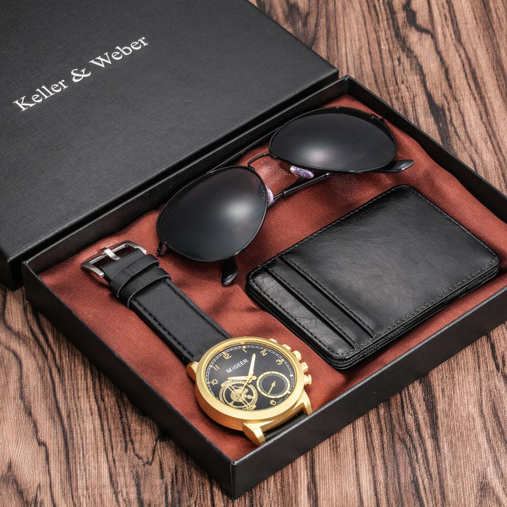 Kit Darium - Alfa Wear - combo, kit, kit pulseira, kit relógio, kits, pulseira masculina, relógio masculino