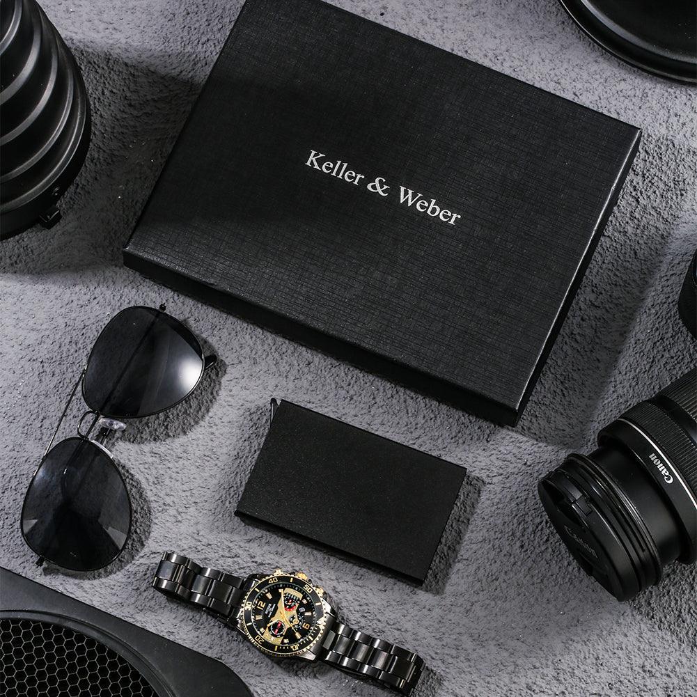 Kit Prolt - Alfa Wear - combo, kit, kit pulseira, kit relógio, kits, pulseira masculina, relógio masculino