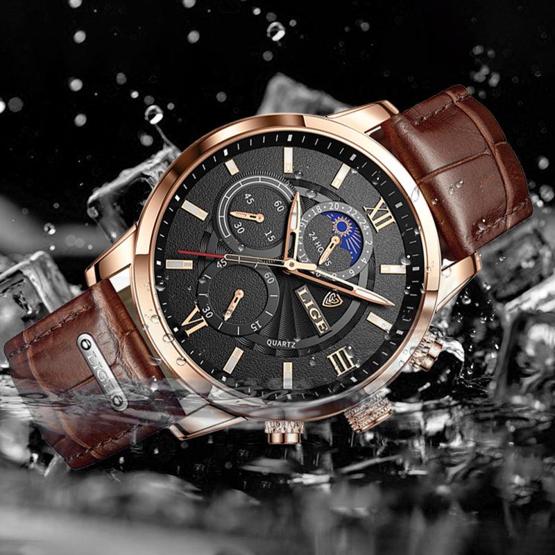 Relógio Onbeck Series L83 - Alfa Wear - relógio, relógio de couro, relógio de metal, relógio esportivo, relógio masculino
