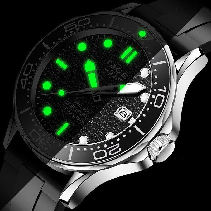 Relógio Santtier PL49 - Alfa Wear - relógio, relógio de couro, relógio de metal, relógio esportivo, relógio masculino