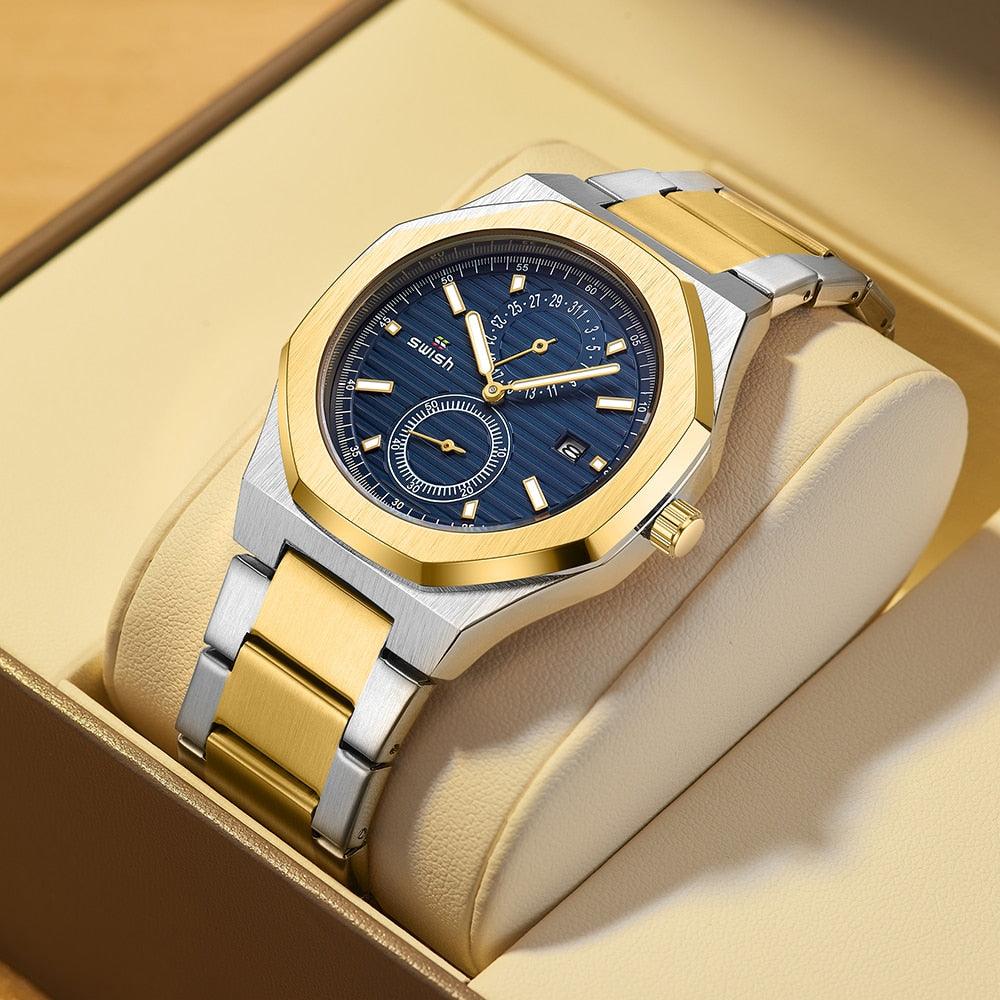 Relógio Gladium Series K7 - Alfa Wear - relógio, relógio de couro, relógio de metal, relógio esportivo, relógio masculino