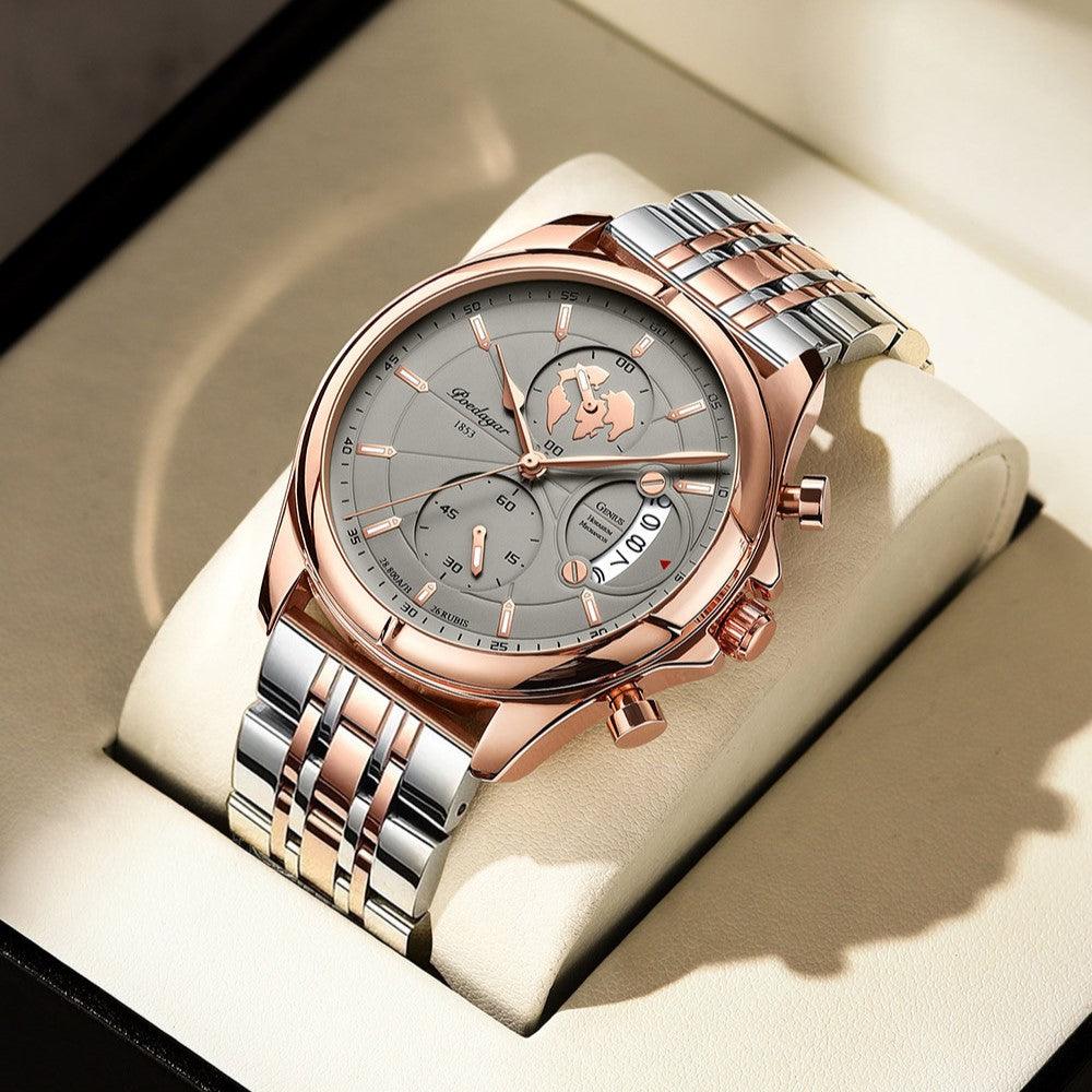 Relógio Mapper B97 - Alfa Wear - relógio, relógio de couro, relógio de metal, relógio esportivo, relógio masculino