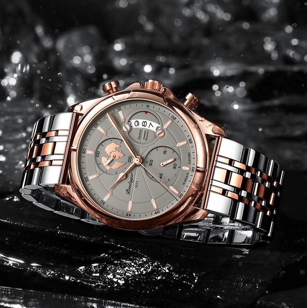 Relógio Mapper B97 - Alfa Wear - relógio, relógio de couro, relógio de metal, relógio esportivo, relógio masculino