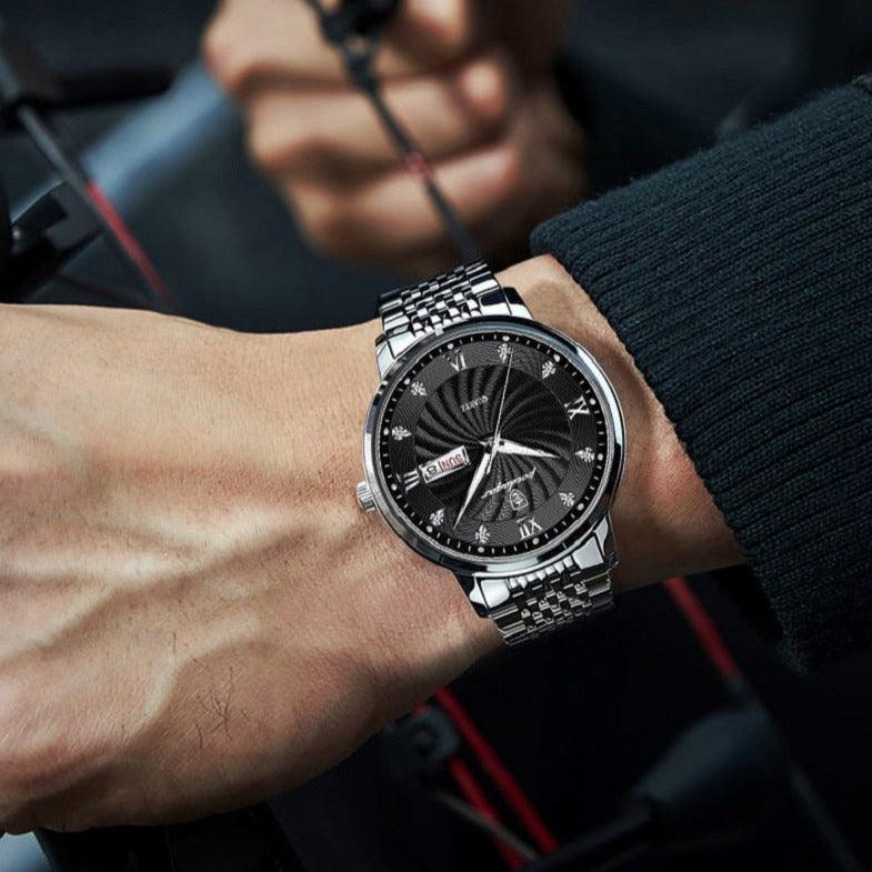 Relógio Roman S27 - Alfa Wear - relógio, relógio de couro, relógio de metal, relógio esportivo, relógio masculino
